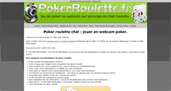 Desktop Screenshot of pokerroulette.fr